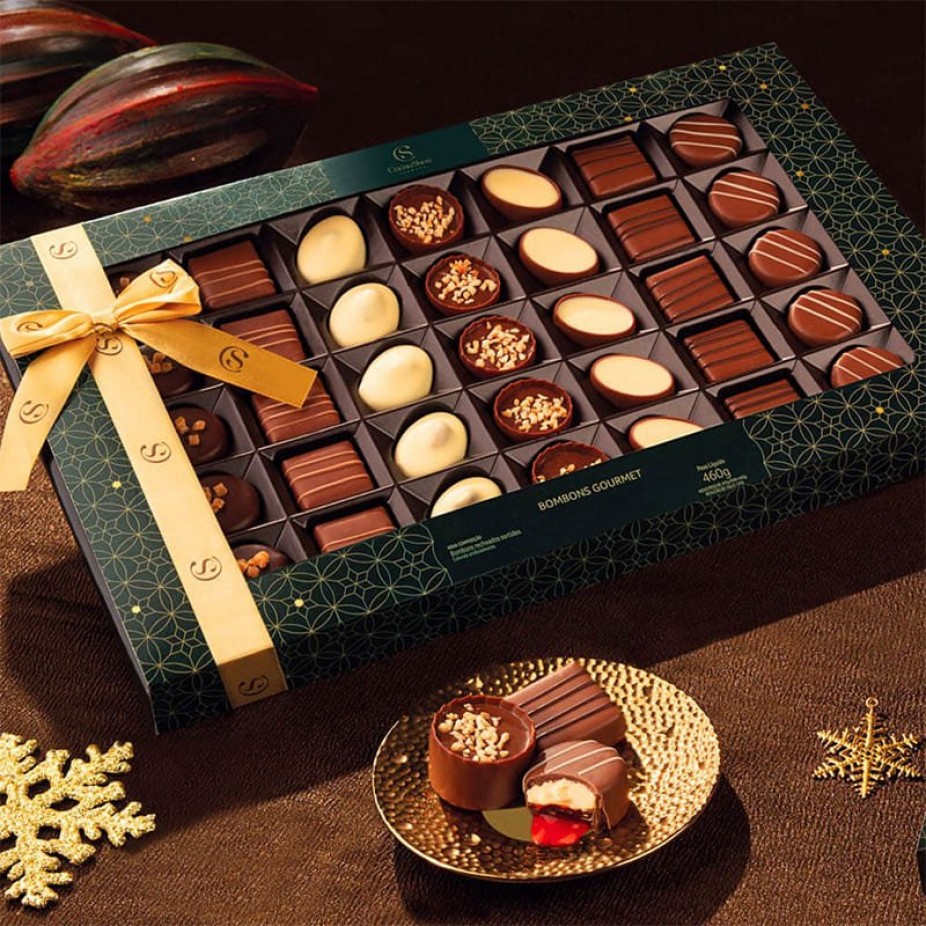 Caixa de Chocolates Gourmet Cacau Show 460g