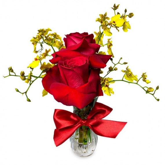 Red and Gold Attraction Arrangement