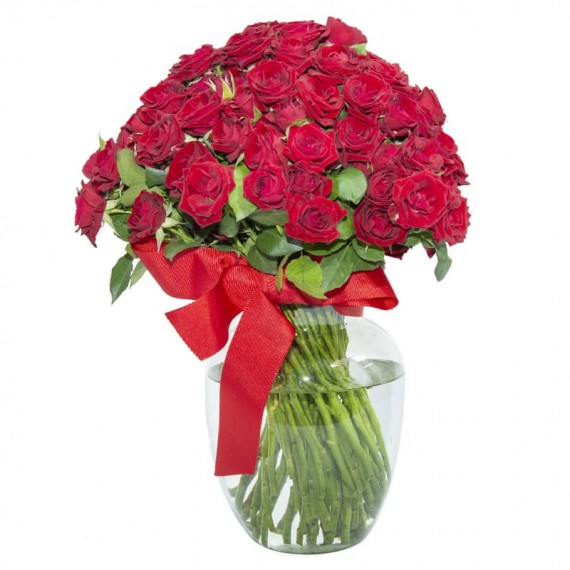 Arrangement with Mini Red Roses