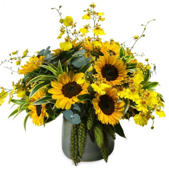 Arrangement Mix of Yellow Flowers Hope
