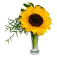 Lovely Basket with Sunflower and Chocolates