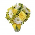 Yellow and White Mix Arrangement