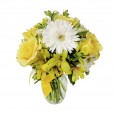 Yellow and White Mix Arrangement