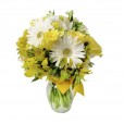 Yellow and White Mix Arrangement