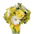 Yellow and White Mix Arrangement