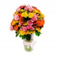 Colors Mini Roses Arrangement