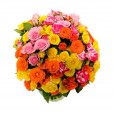 Colors Mini Roses Arrangement