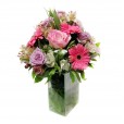 Large Arrangement with National Roses, Lilies, Gerberas and Astromelia