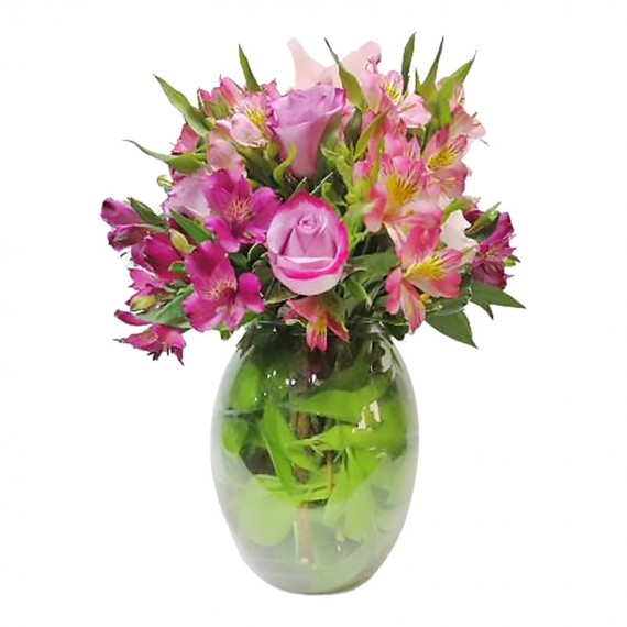 Pink Mix Vase Arrangement