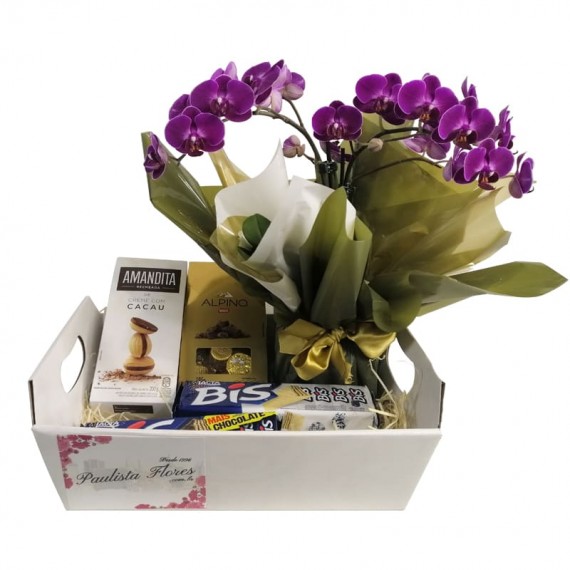 Sweet Orchid Basket IV
