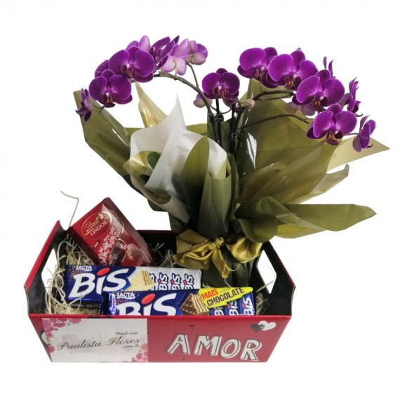 Sweet Orchid Basket V