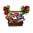Cesta Mix de Chocolates e Rosas Colombianas I
