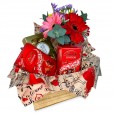 Exquisite Basket with Gerberas and Chocolates