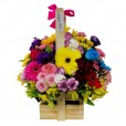 Joy Mix Flower Basket