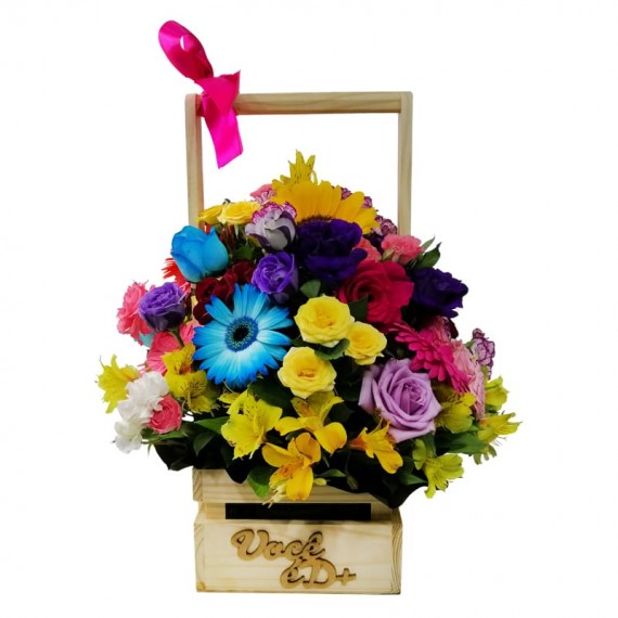 Joy Mix Flower Basket