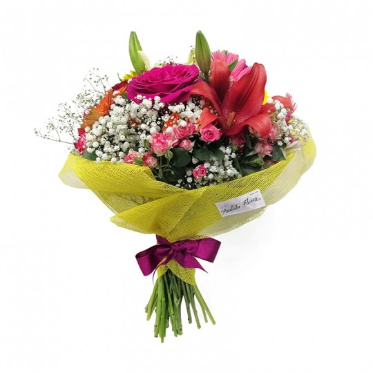 Buquê Mix de Flores Delicadas