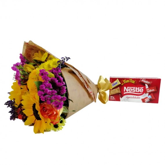 Hug Bouquet with chocolate Nestlé