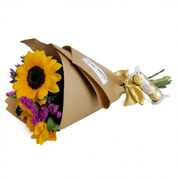 Happiness Bouquet with chocolate Ferrero Rocher