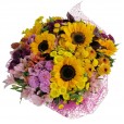 Buquê de Flores do Campo e Girassóis