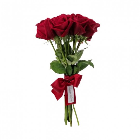 Rustic Bouquet with 13 National Roses
