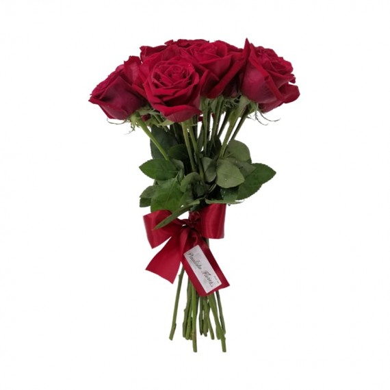 Rustic Bouquet with 19 National Roses