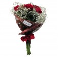 Bouquet with 09 Colombian Roses Charm