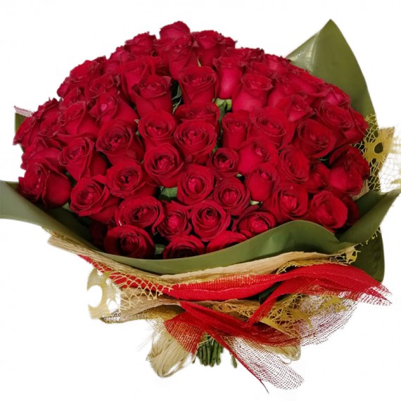 Mega Bouquet with 100 imported Colombian Roses