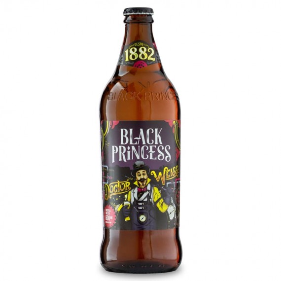 Kristall Weizen Beer Doctor Weiss Black Princess 600ml Bottle