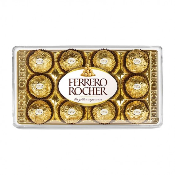 Chocolate Ferrero Rocher Caixa com 12 unidades