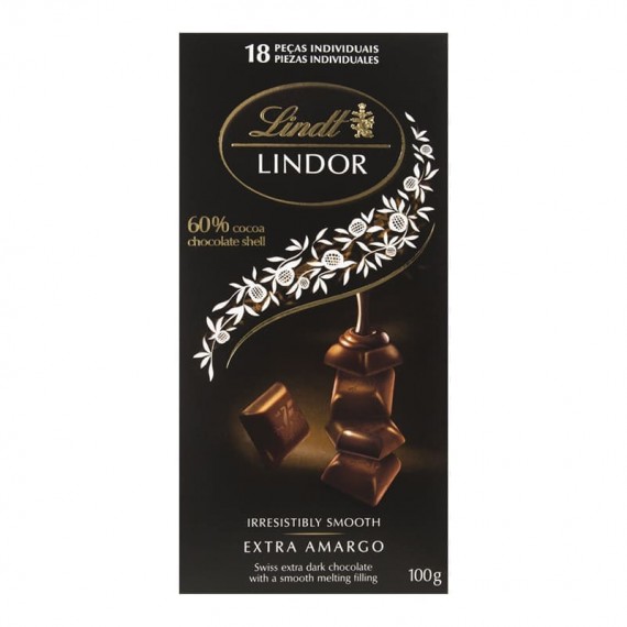 Chocolate Lindt Extra Amargo - Dark 