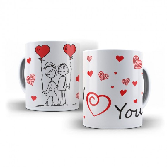 Caneca I Love You (1 unidade)