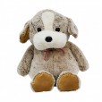 Cachorro Marrom Com Laço - 45cm