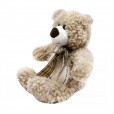 Brown Teddy Bear with Bow - 26 cm