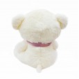 White Teddy Bear With Bow and Heart I Love You - 45cm