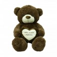 Brown Teddy Bear with Heart "For Someone Special" - 50cm