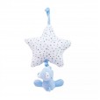 Blue Mobile Bear and Star 40cm