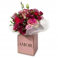 Floral Enchantment Arranjement in Pink Cachepot AMOR