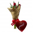 Red Tulips Bouquet