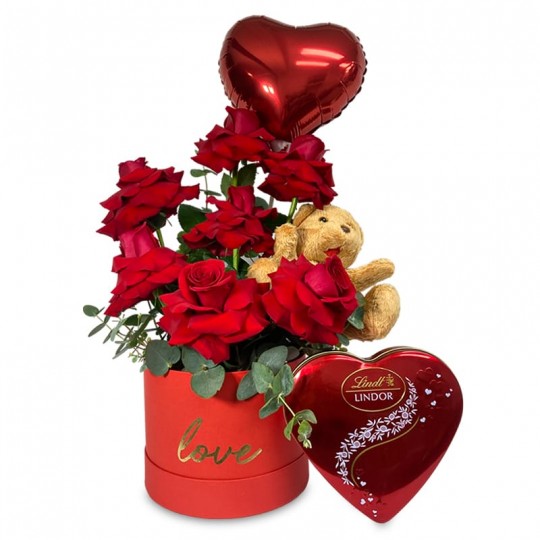 Caixa de Rosas True LOVE II