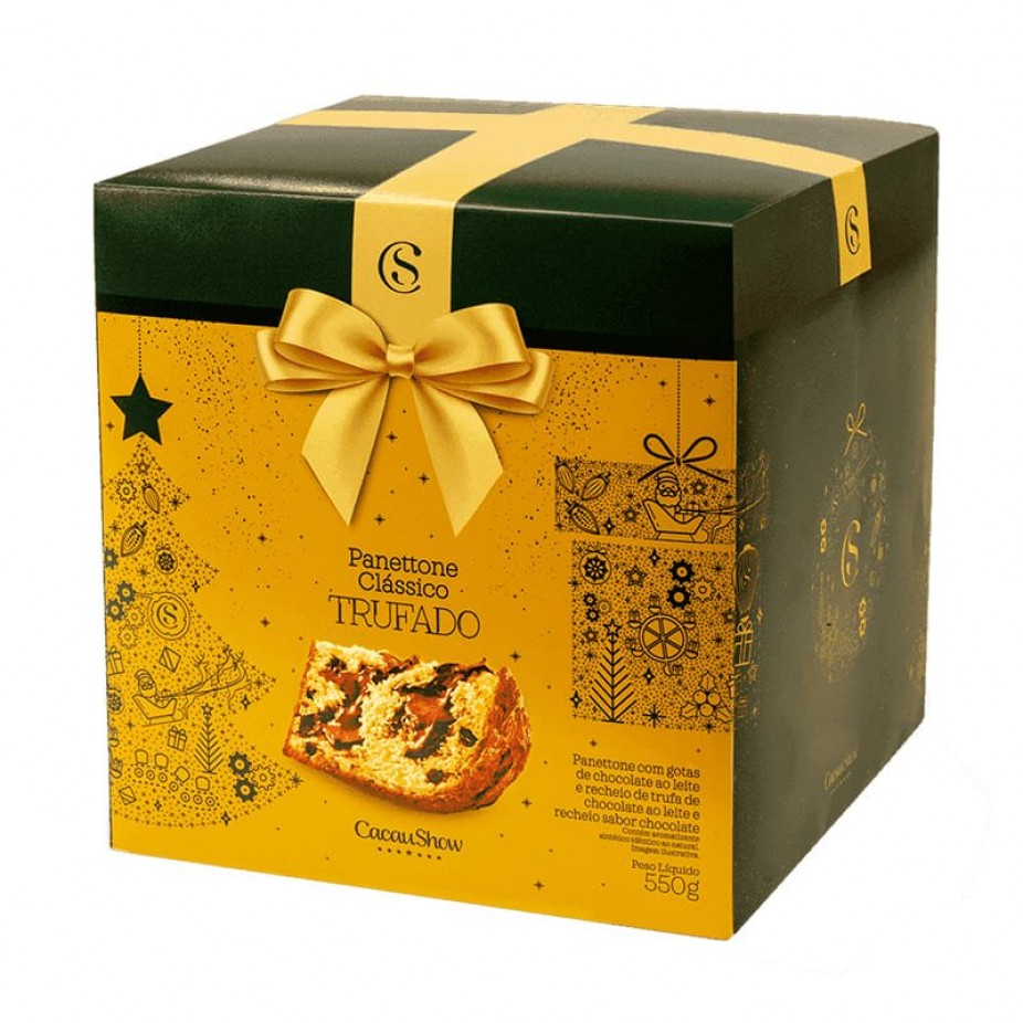 Cacau Show Trufado Tradicional sem cobertura 550g