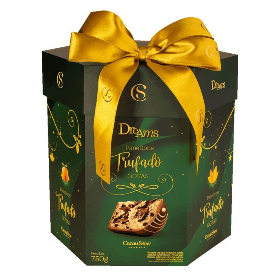 Cacau Show Dreams Trufado Gotas 750g