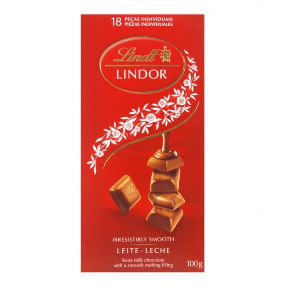 Chocolate Lindt Lindor Leite